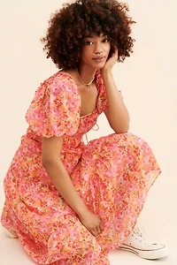 NSR Watercolor Floral Dress