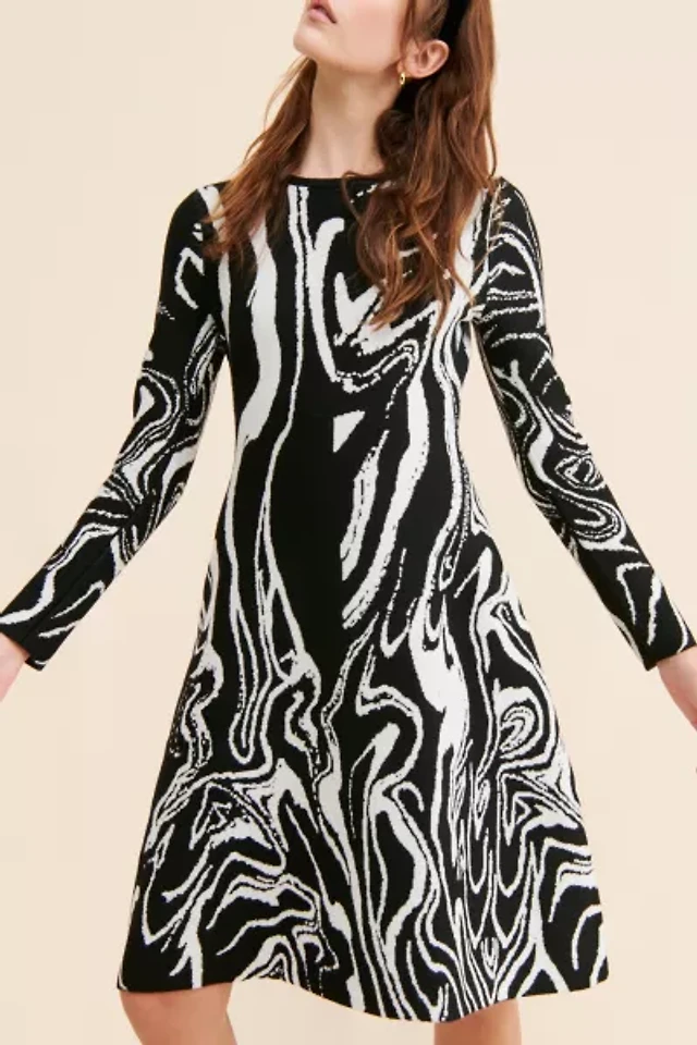 shea organic cotton swirl knit dress WOMEN'S SHEA ORGANIC COTTON SWIRL DRESS  BS Fifty Seven