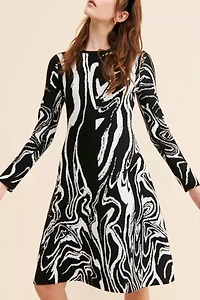 CAARA Swirl Knit Dress