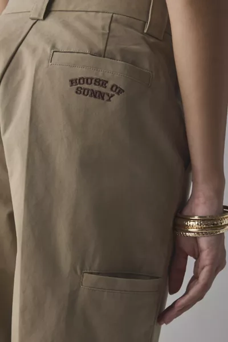 House Of Sunny Straight Fit Canvas Worker Pant
