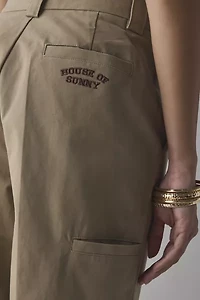 House Of Sunny Straight Fit Canvas Worker Pant