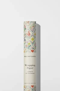 Red Cap Woodland Critters Wrapping Paper