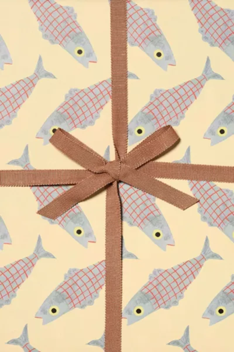 Red Cap Herring Wrapping Paper