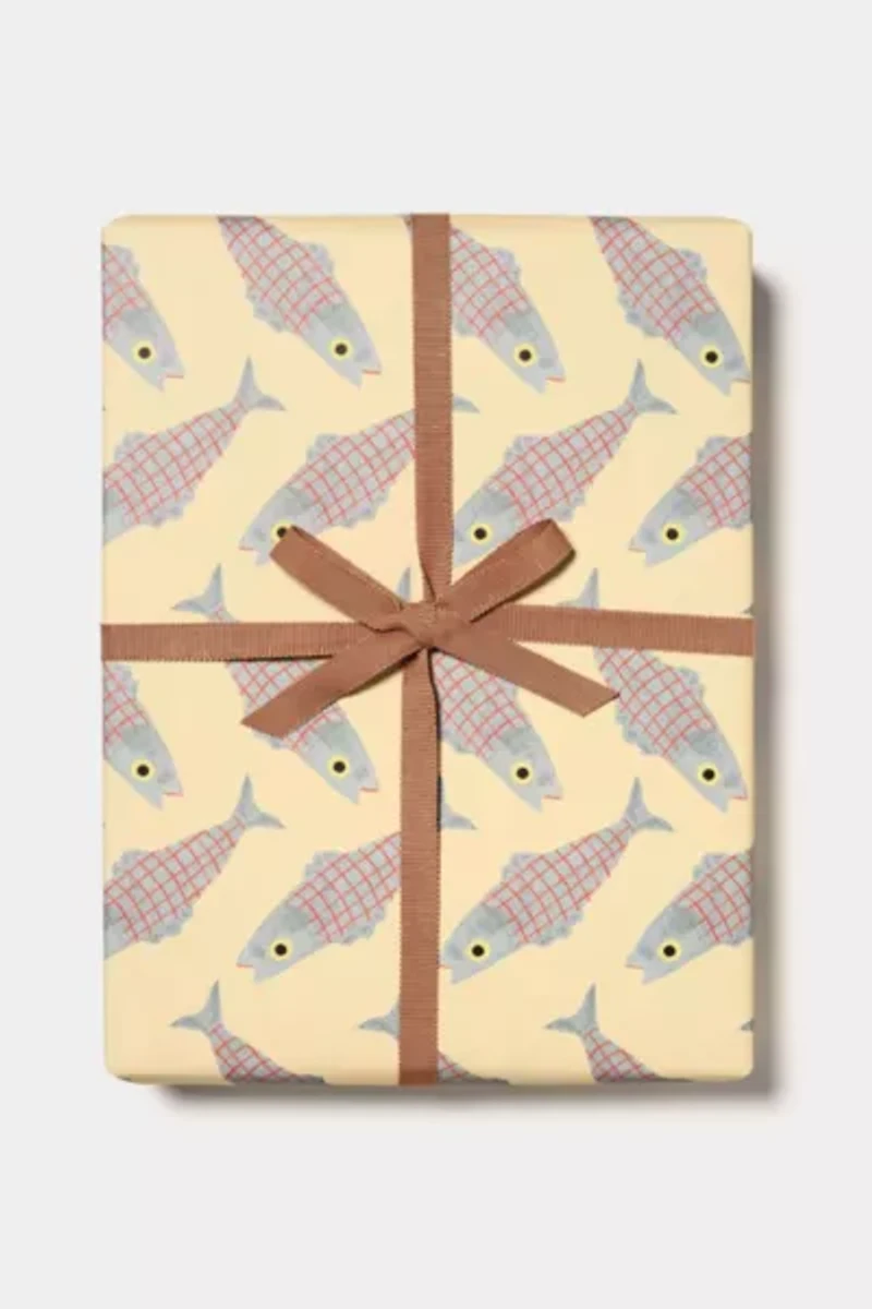 Red Cap Herring Wrapping Paper