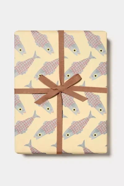 Red Cap Herring Wrapping Paper