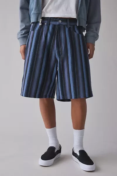 OBEY Beach Stripe Baggy Denim Short