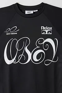 OBEY Plaza Active Raglan Tee