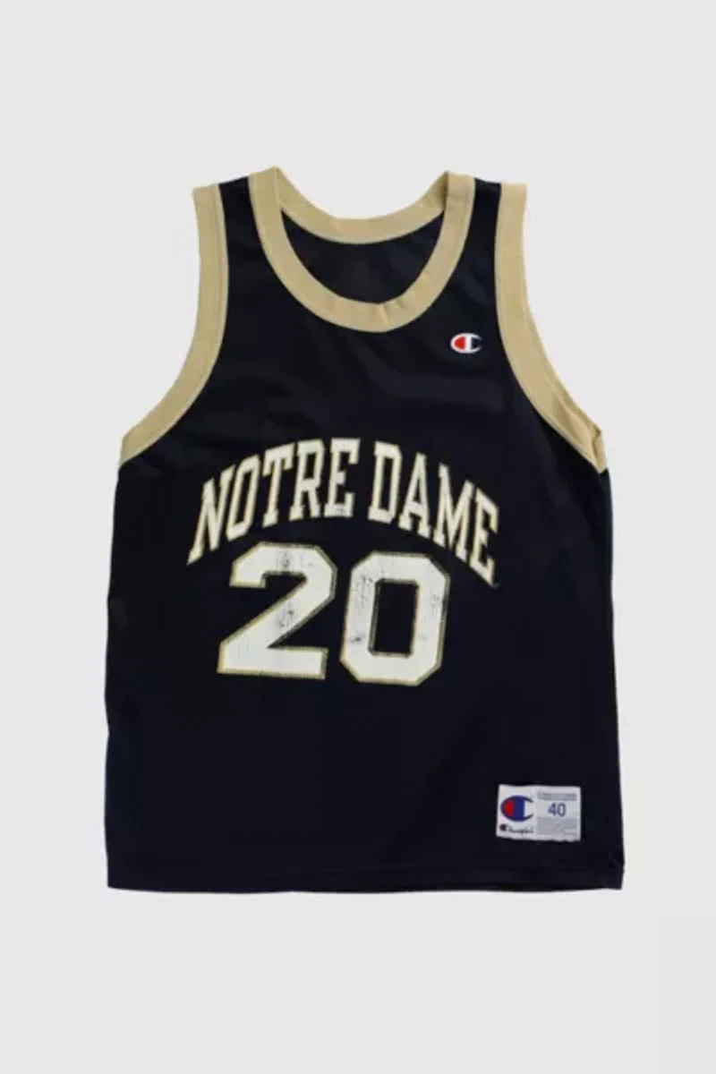 Vintage Notre Dame Fighting Irish NCAA Basketball Jersey
