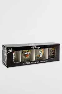 Ed Hardy Tattoo Classic 2 oz. Mini Shot Glass Set