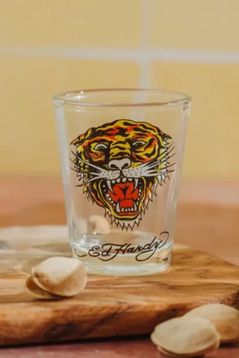 Ed Hardy Tattoo Classic 2 oz. Mini Shot Glass Set