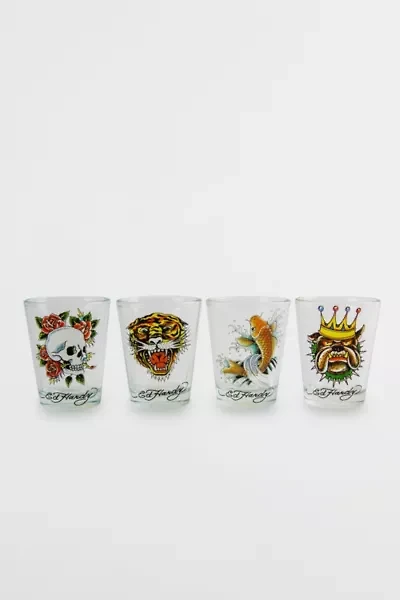 Ed Hardy Tattoo Classic 2 oz. Mini Shot Glass Set