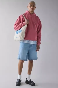 OBEY Lowercase Embroidered Pigment Dye Hoodie Sweatshirt