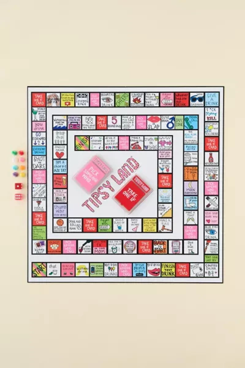 Tipsy Land Party Board Game