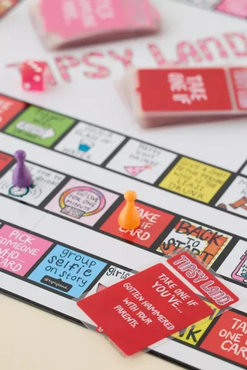 Tipsy Land Party Board Game