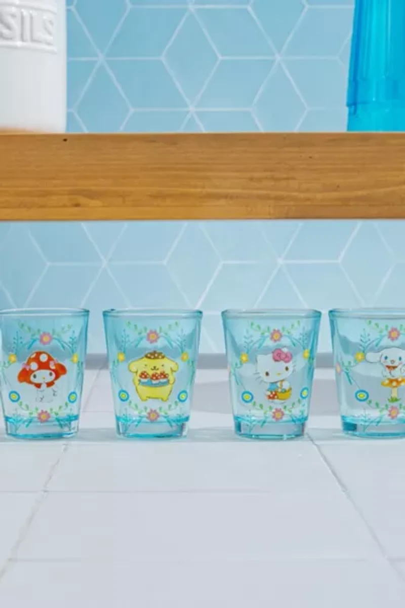 Sanrio Hello Kitty and Friends Mushroom Mini Shot Glasses