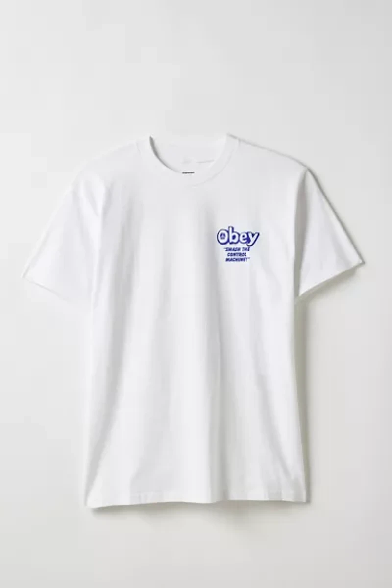OBEY Smash The Control Graphic Tee