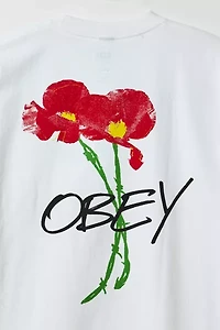 OBEY Poppies Graphic Tee