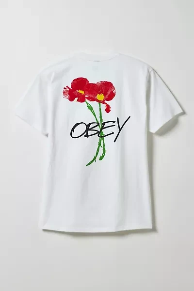 OBEY Poppies Graphic Tee