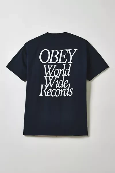 OBEY UO Exclusive World Wide Records Graphic Tee