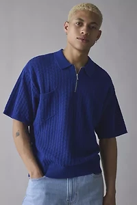 OBEY Grant Quarter Zip Sweater
