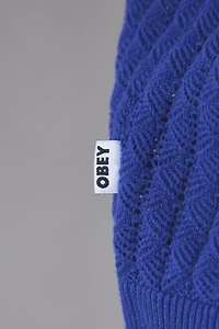 OBEY Grant Quarter Zip Sweater