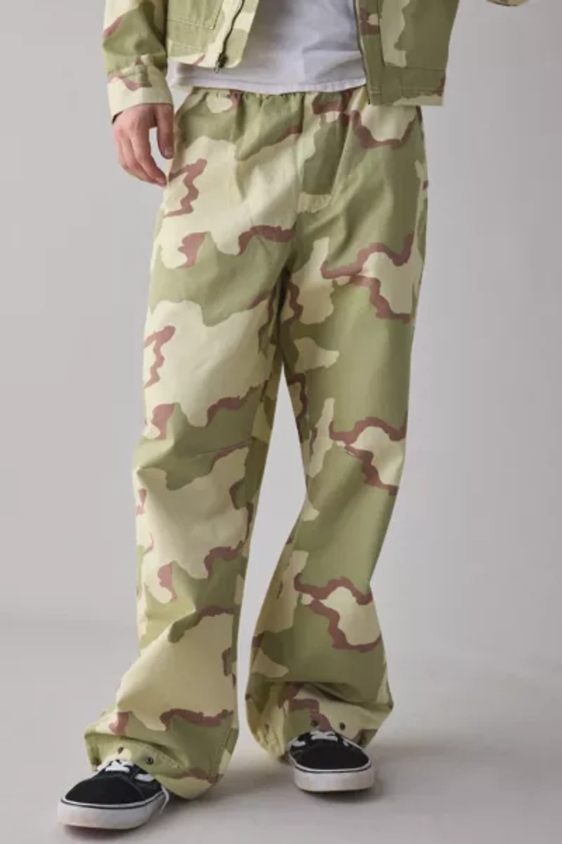 BDG Nitro Camo Canvas Baggy Fit Pull-On Pant