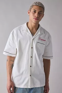 Pas de Mer Fresh Cocktail Embroidered Button-Down Shirt