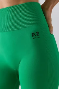 P.E Nation Kelly Green Restore Seamless 5” Bike Short