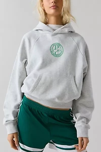 P.E Nation Exposition Heritage Graphic Cropped Hoodie Sweatshirt