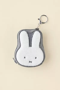 Miffy Fuzzy Mini Coin Purse Keychain