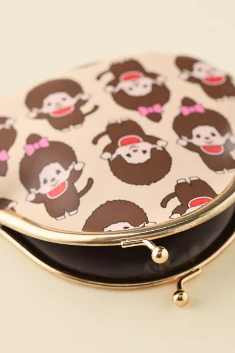 Monchhichi Patterned Coin Purse