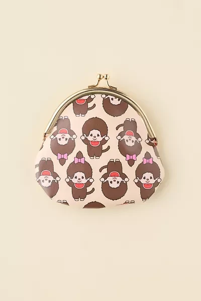 Monchhichi Patterned Coin Purse