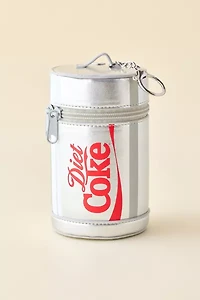 Coca-Cola Diet Coke Mini Cylinder Coin Purse Keychain