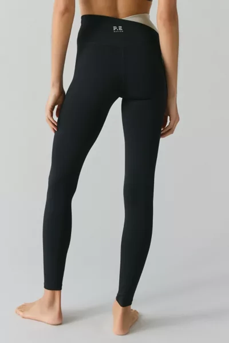 P.E Nation Wander Biscuit Crisscross Waistband Full Length Legging