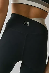 P.E Nation Wander Biscuit Crisscross Waistband Full Length Legging