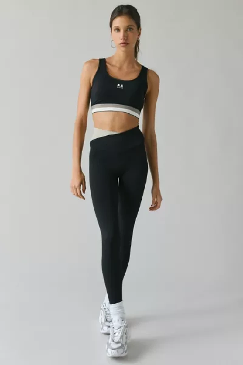 P.E Nation Wander Biscuit Crisscross Waistband Full Length Legging