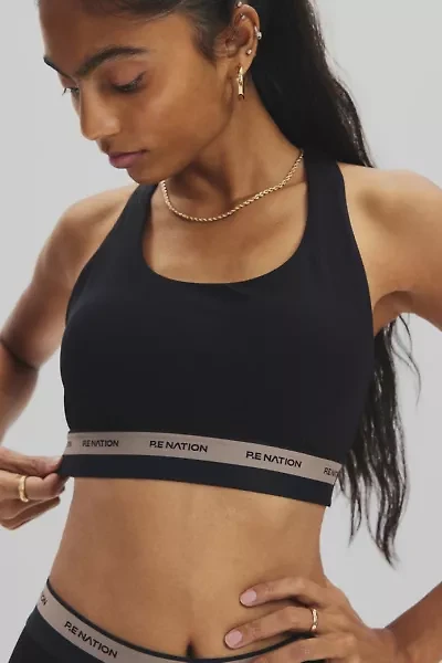 P.E Nation Avant Biscuit Scoop Neck Sports Bra