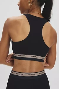 P.E Nation Avant Biscuit Scoop Neck Sports Bra