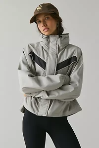 P.E Nation Shelter Biscuit Cropped Windbreaker Jacket