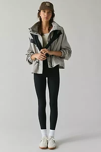 P.E Nation Shelter Biscuit Cropped Windbreaker Jacket