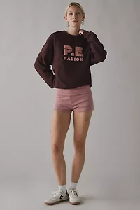 P.E Nation Heads U 2 Sweat Mahogany Crew Neck Pullover