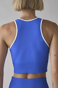 P.E Nation Royal Blue Restore Seamless Crop Tank Top