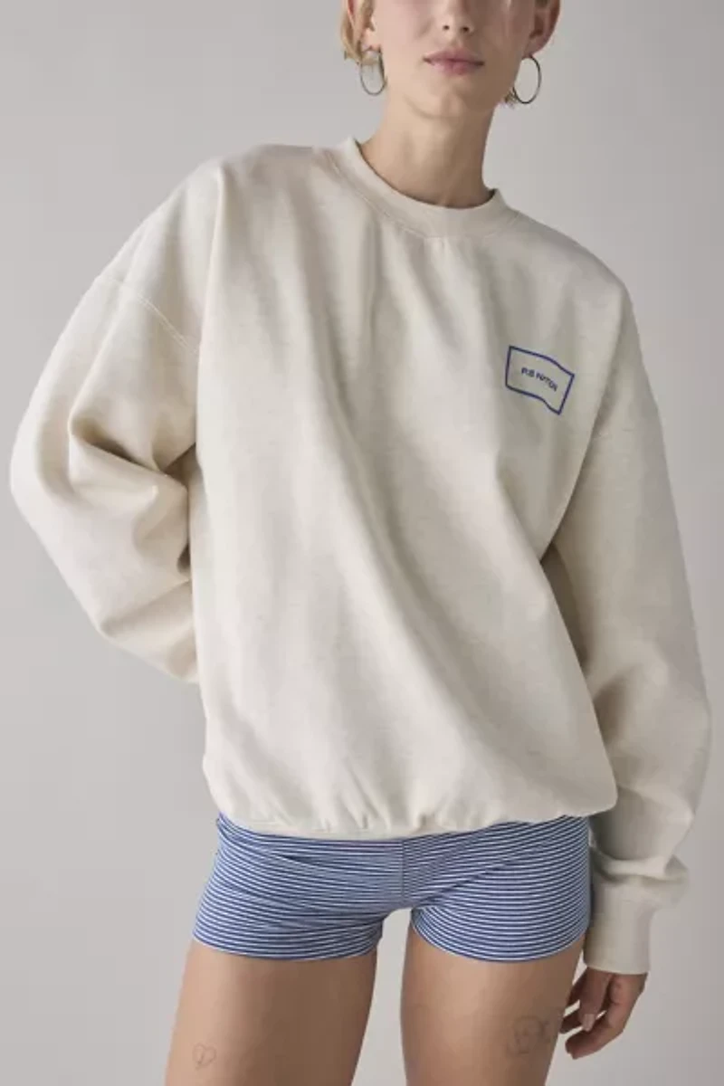 P.E Nation Oat Kite Crew Neck Pullover Sweatshirt