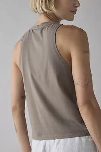 P.E Nation Fawn + Dusty Blue Kite Cropped Tank Top