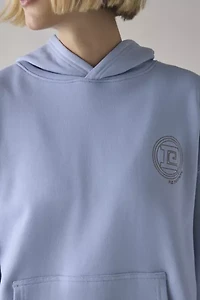 P.E Nation Dusty Blue Output Embroidered Graphic Hoodie Sweatshirt