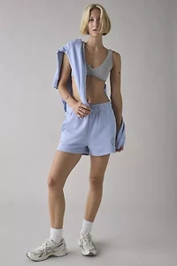 P.E Nation Dusty Blue Output Embroidered Graphic Short