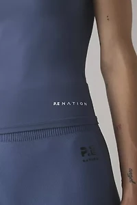 P.E Nation Vintage Indigo Foundation Graphic Short Sleeve Tee