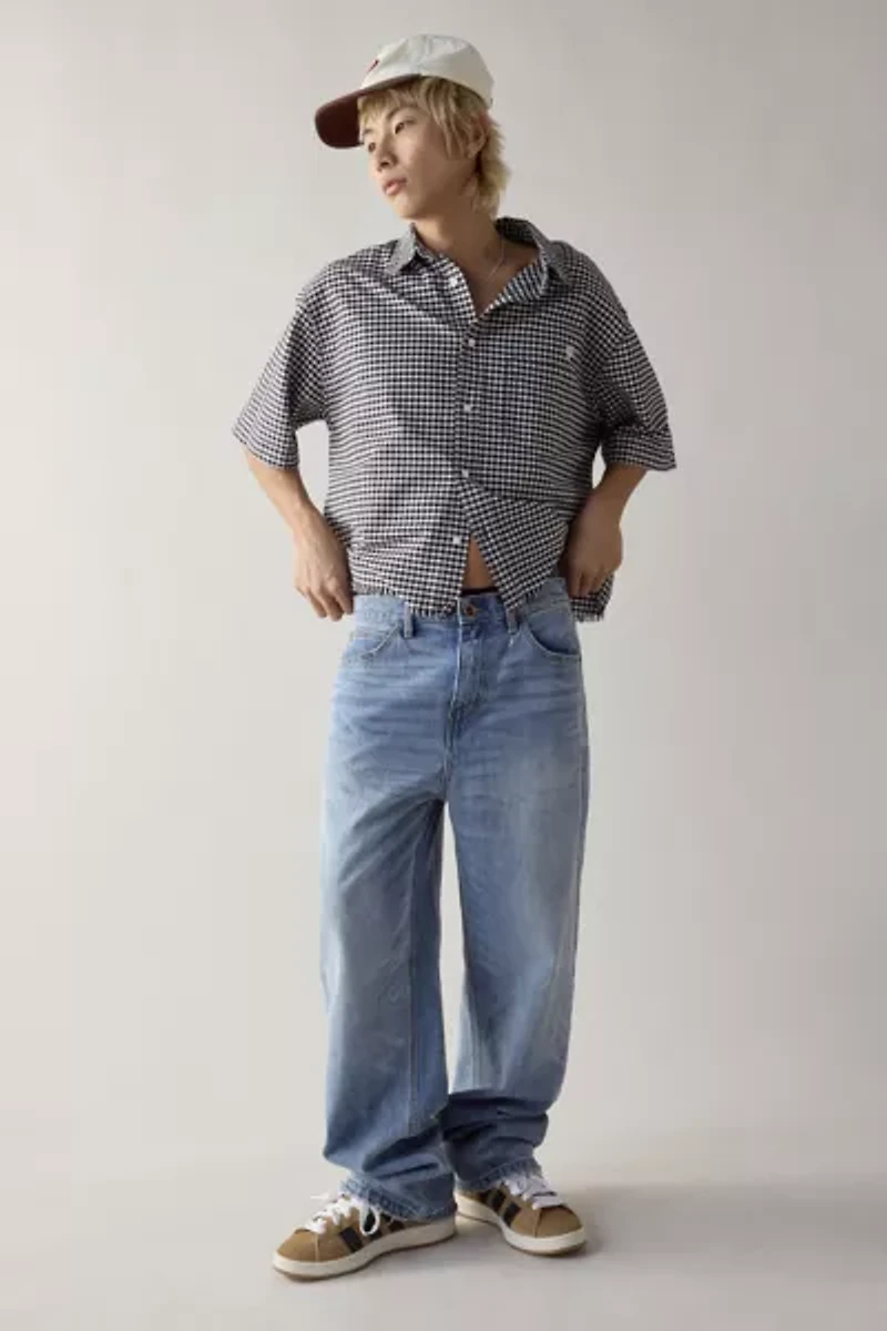 BDG Embroidered Centipede Baggy Skate Fit Jean