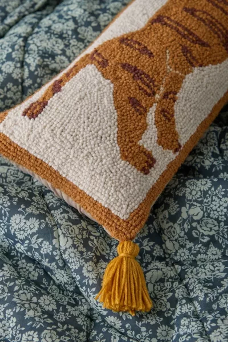 Jungalow  Tiger Hook Throw Pillow