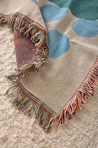 Jungalow  Nude Beach Tapestry Throw Blanket